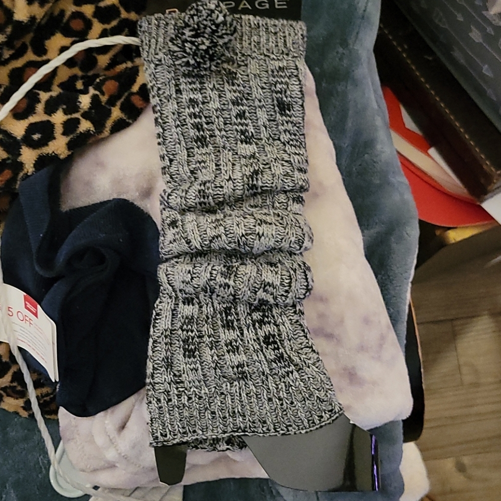 Free with purchase of $59 Rampage leg warmers